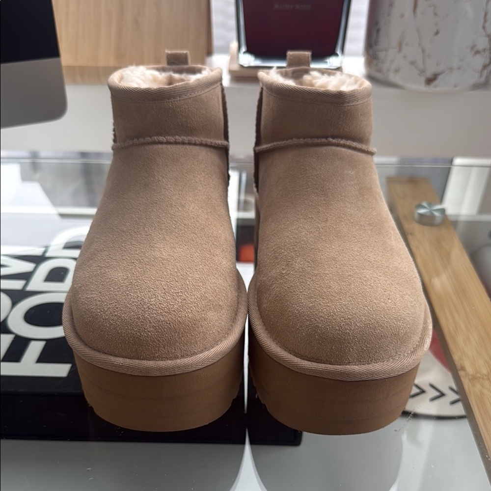 Ugg Ultra Mini Platform booties